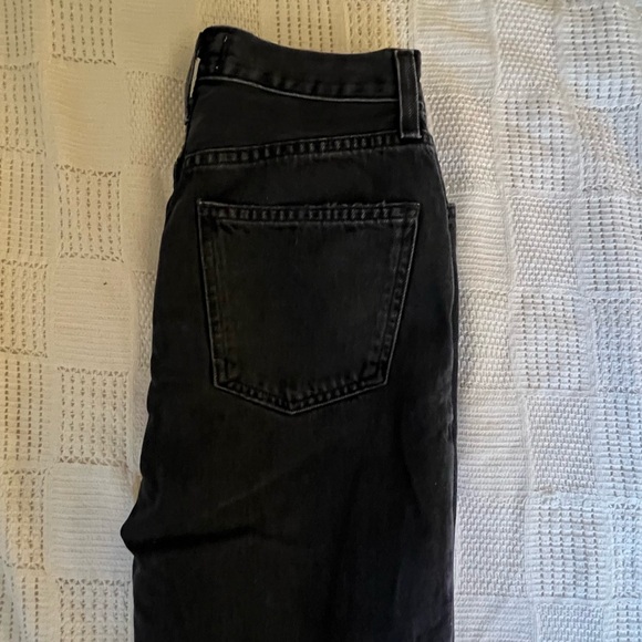 AGOLDE Black Distressed Lana Jeans Size 24 - Picture 5 of 5